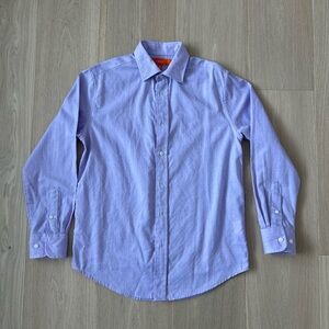 Boys Purple Button Down Dress Shirt